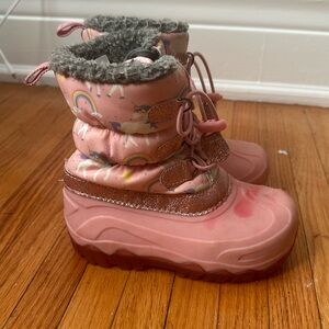 Little Girl Warm Snow Boots